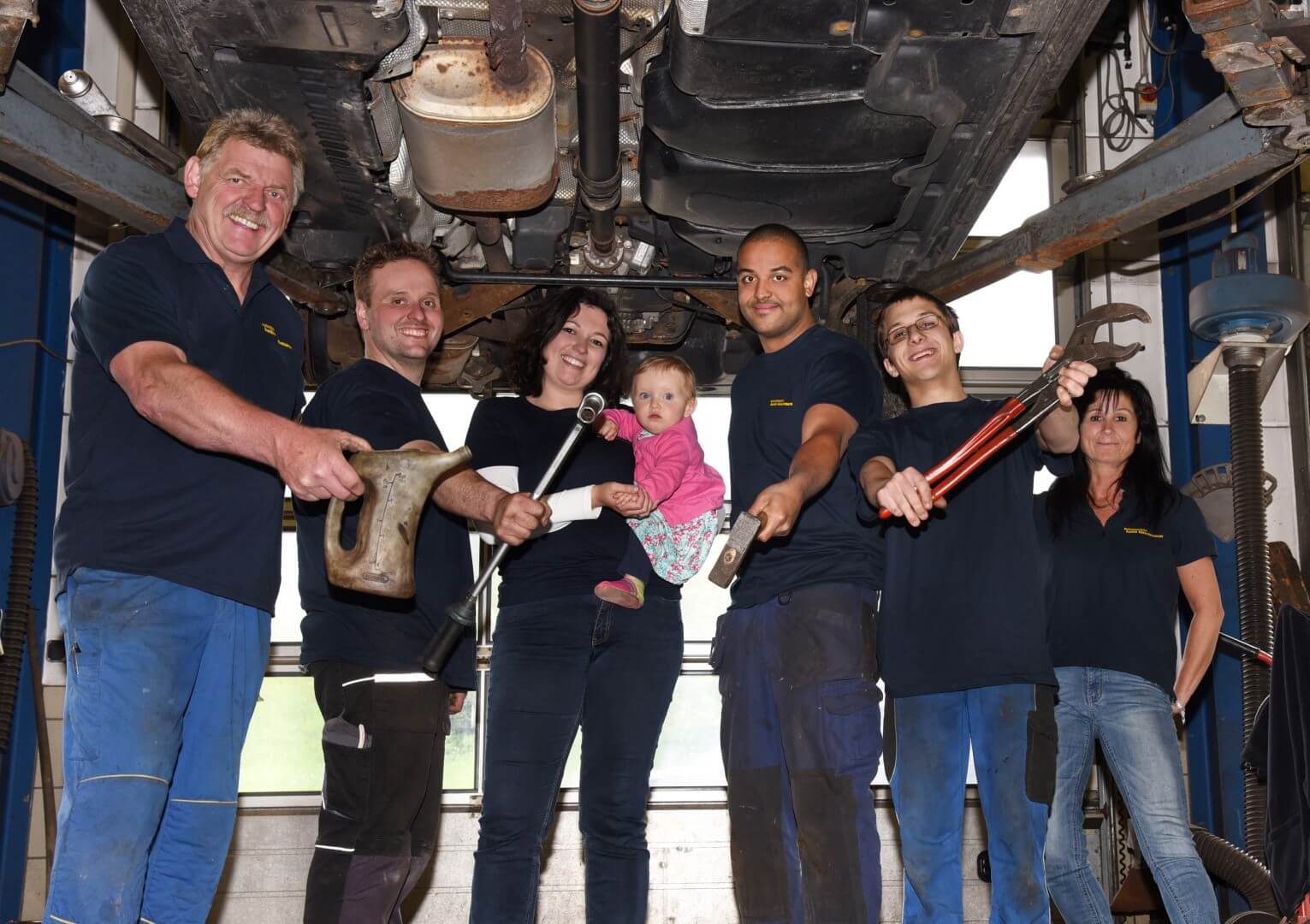 Das Team der Autoreparatur Hirschmann